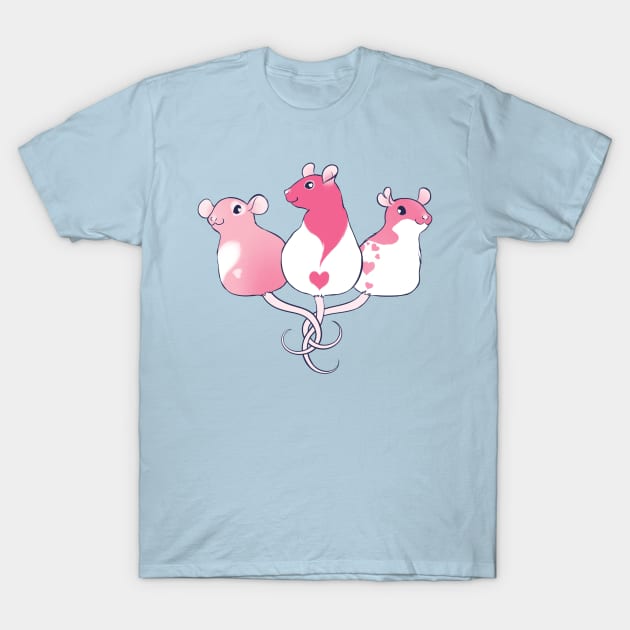 Heart Rats! T-Shirt by Starling